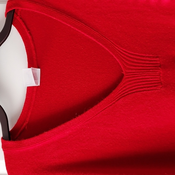 jms long sleeve red sweater 4x(26w-28w) - Picture 4 of 10